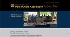 Desktop Screenshot of bergencountypolicechiefs.org